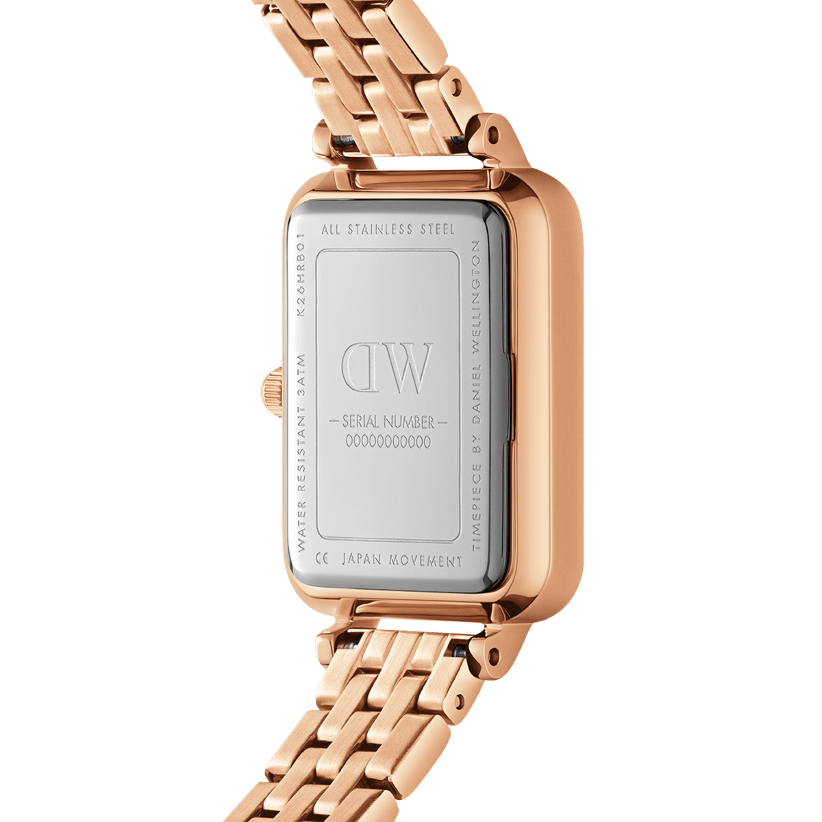 Daniel Wellington Quadro Lumine 5-Link Melrose White Mother of Pearl DW00100620