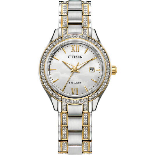 Citizen Silhouette Crystal FE1234-50D Mother-of-Pearl Watch