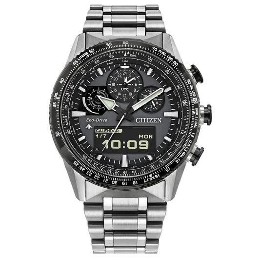 Citizen Promaster Skyhawk Eco-Drive JV2006-55H Grey Dial Pilot's Watch