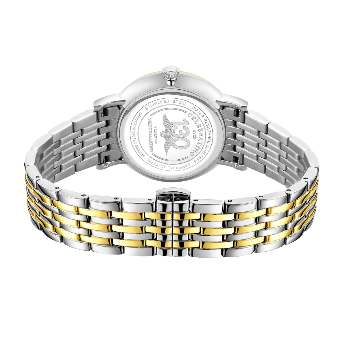 Rotary GB05421/01 two-tone tapered bracelet
