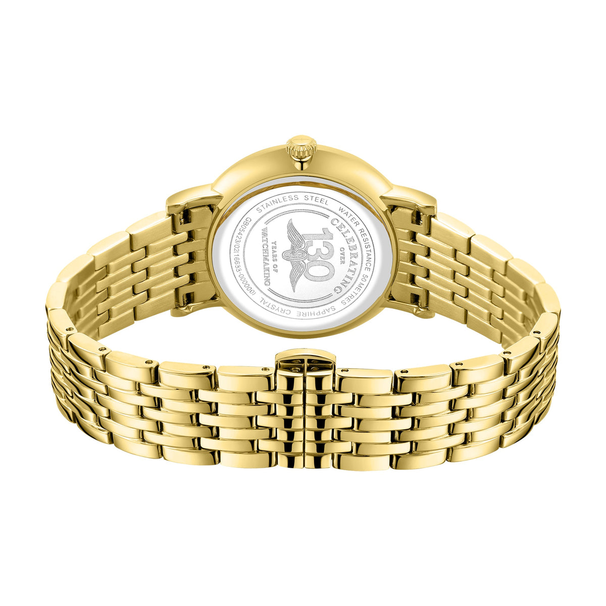 Rotary GB05423/02 gold tapered bracelet