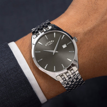 Rotary Ultra Slim GB08010/74 worn on the wrist
