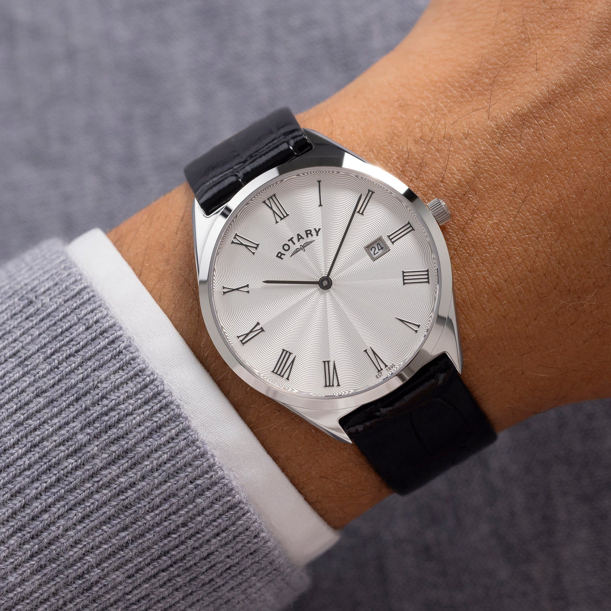 Rotary Ultra Slim GS08010/01 worn on the wrist