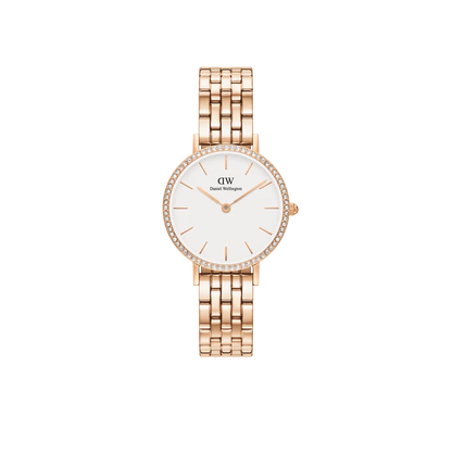 Daniel Wellington Petite Lumine Bezel 5-Link Melrose DW00100666 Women's Watch