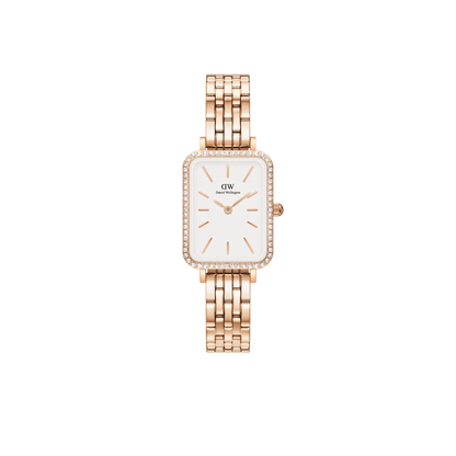 Daniel Wellington Quadro Lumine Bezel 5-Link Melrose DW00100672 Women's Watch