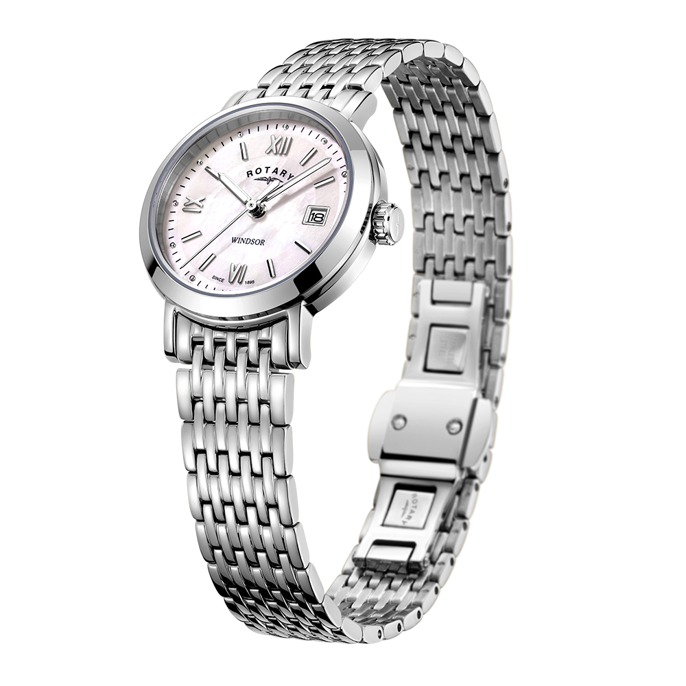 Rotary LB05300/39 pink mother of pearl dial
