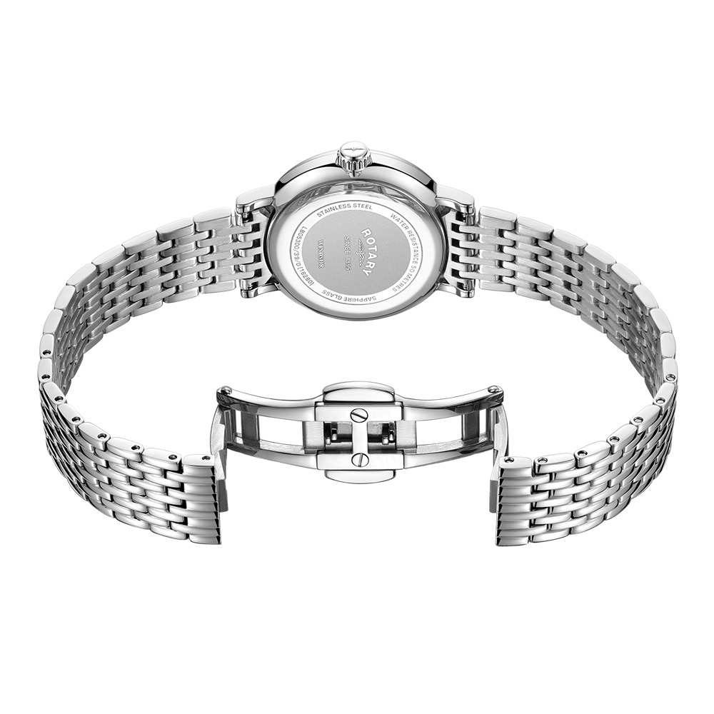 Rotary LB05300/39 steel bracelet