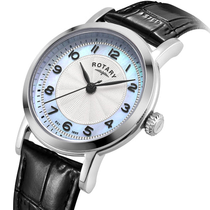 Rotary LS05420/68 mother of pearl dial with Arabic numerals