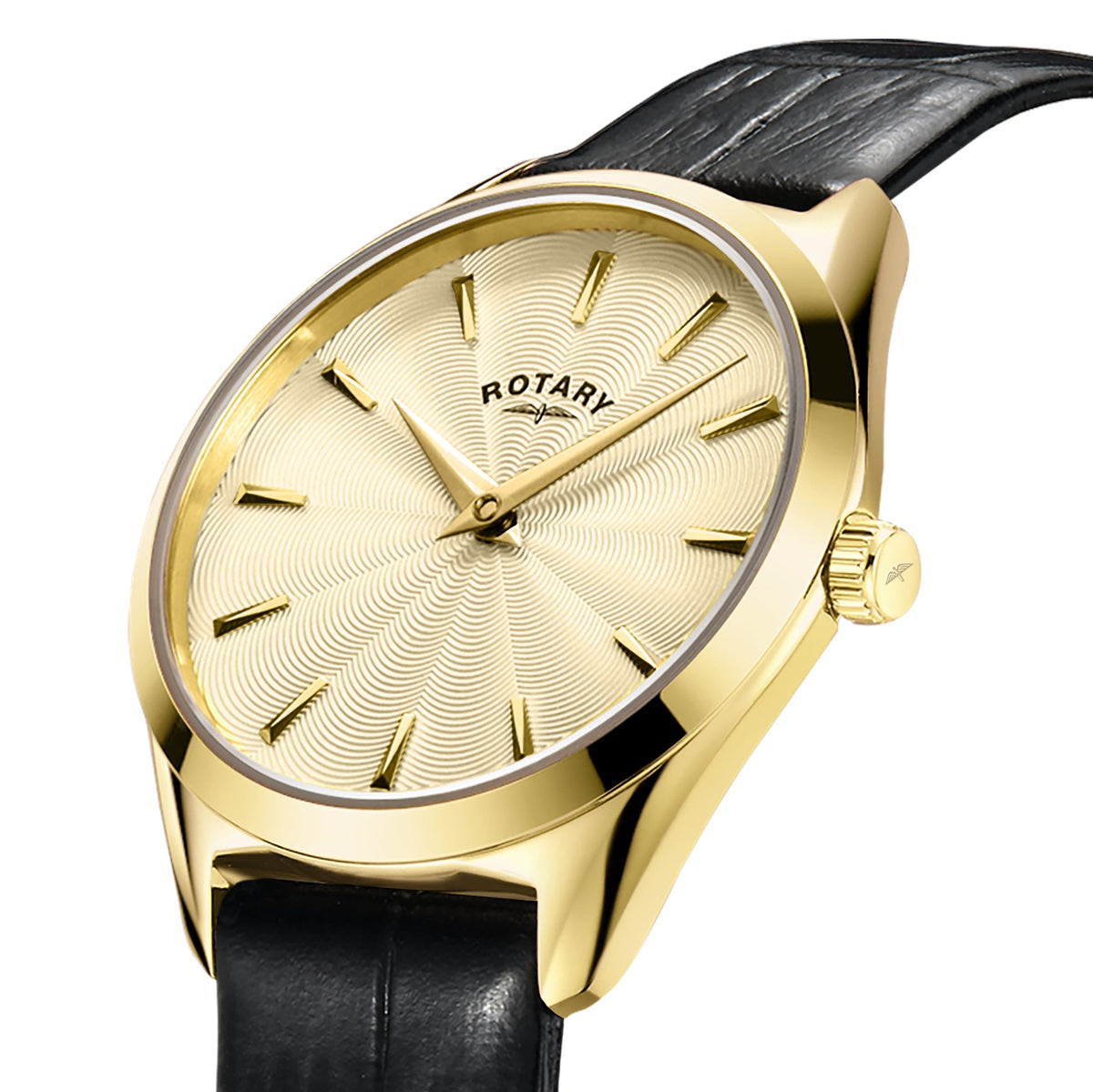 Rotary LS08013/03 champagne guilloche dial