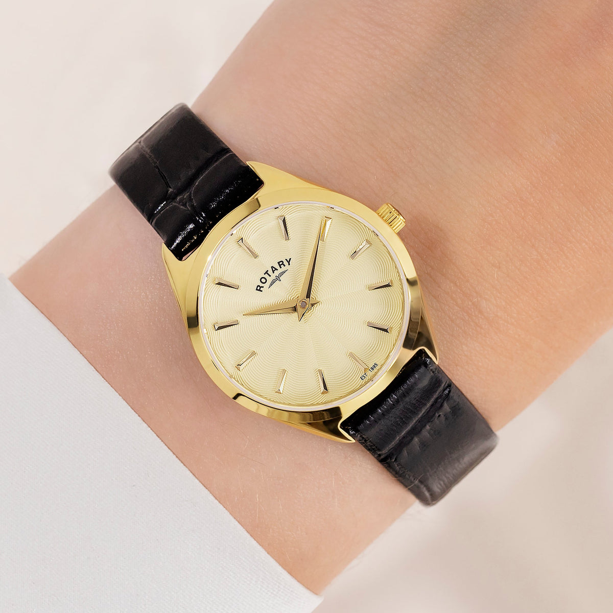 Rotary Ultra Slim LS08013/03 worn on the wrist