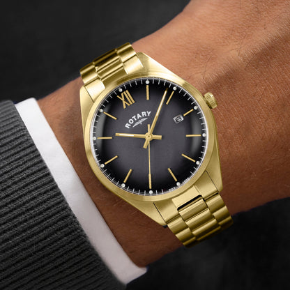 Rotary Heritage RGB10003/74 worn on the wrist