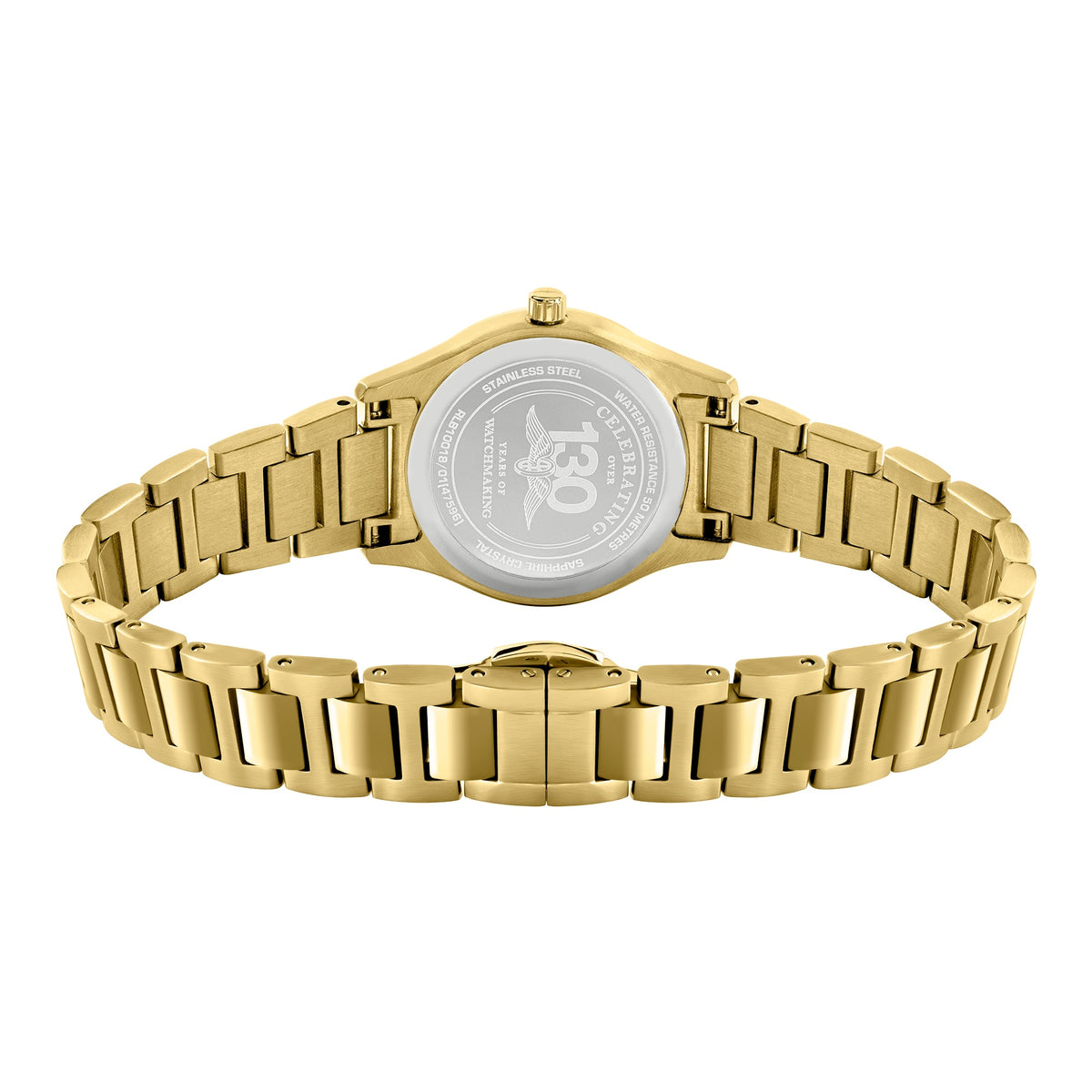 Rotary RLB10018/01 gold three-link bracelet