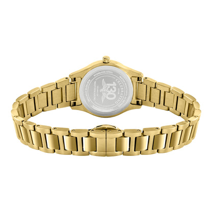 Rotary RLB10018/01 gold three-link bracelet