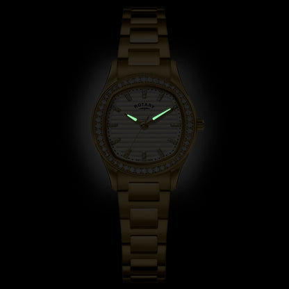 Rotary RLB10018/01 crystal set bezel detail