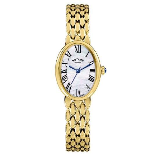 Rotary Heritage Astoria RLB10024/07 gold ladies' watch with mother of pearl dial