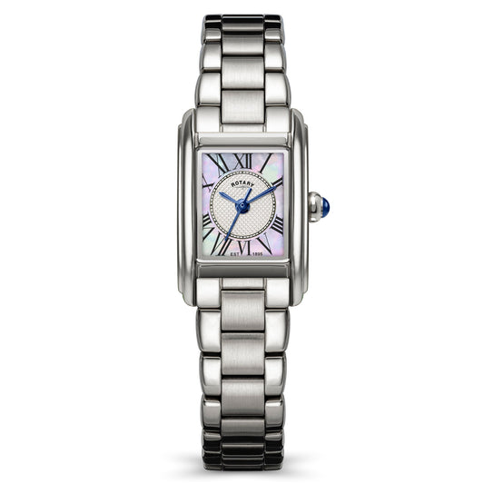 Rotary Heritage Astoria RLB10027/70 stainless steel rectangular ladies' watch