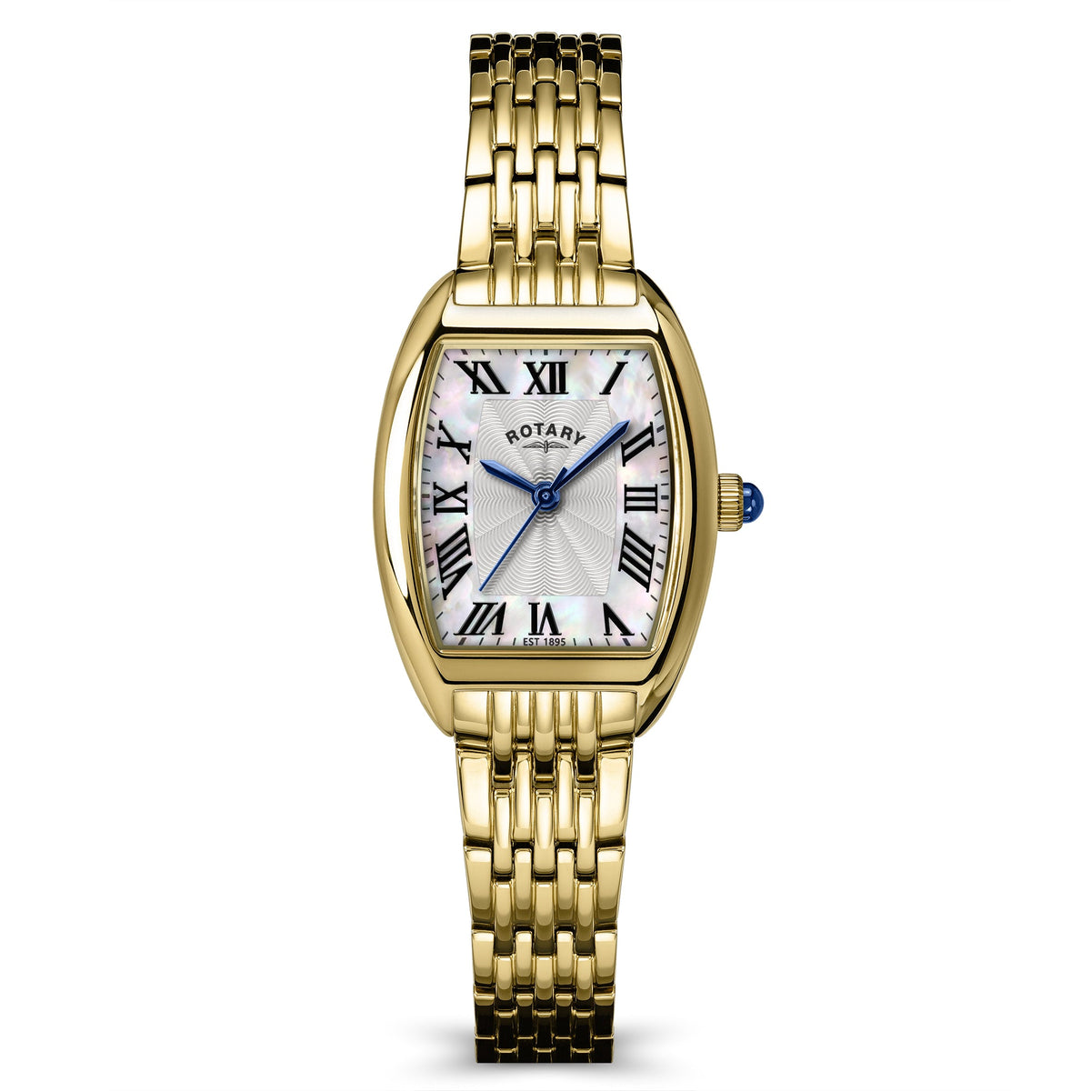 Rotary Heritage Astoria Tonneau RLB10042/41 gold ladies' watch with mother of pearl dial