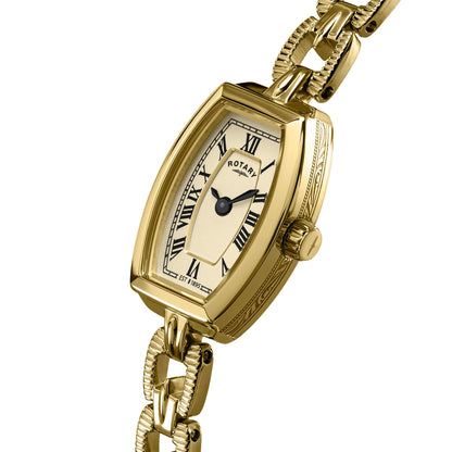 Rotary RLB10052/03 champagne dial with Roman numerals