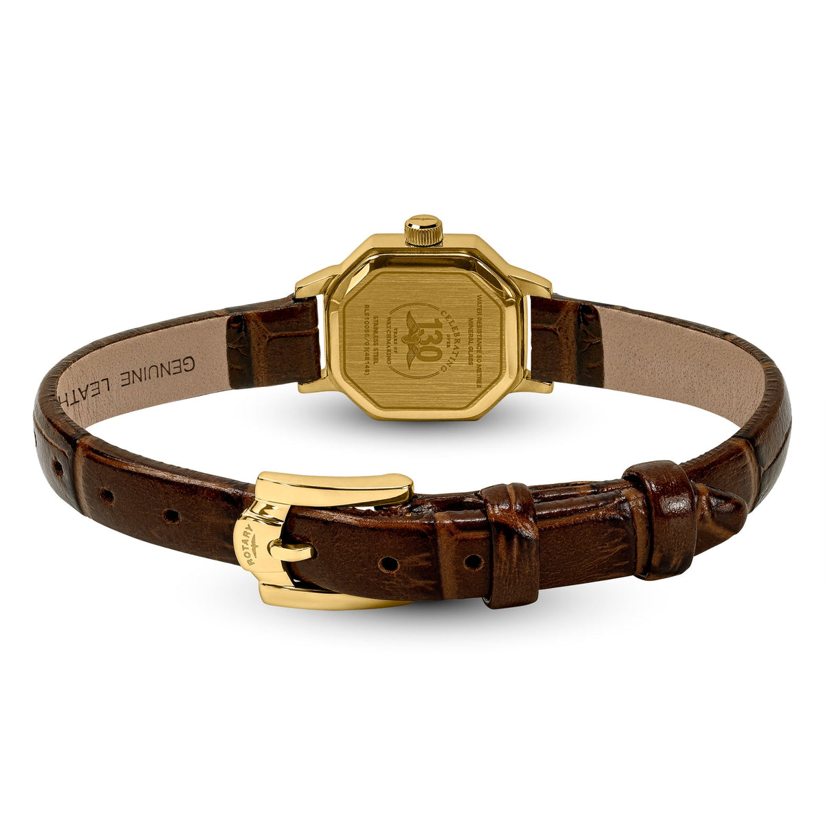 Rotary RLS10056/03 brown leather strap