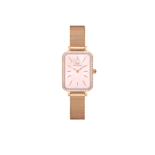 Daniel Wellington Quadro Lumine Bezel Melrose Pink Mother of Pearl DW00100669
