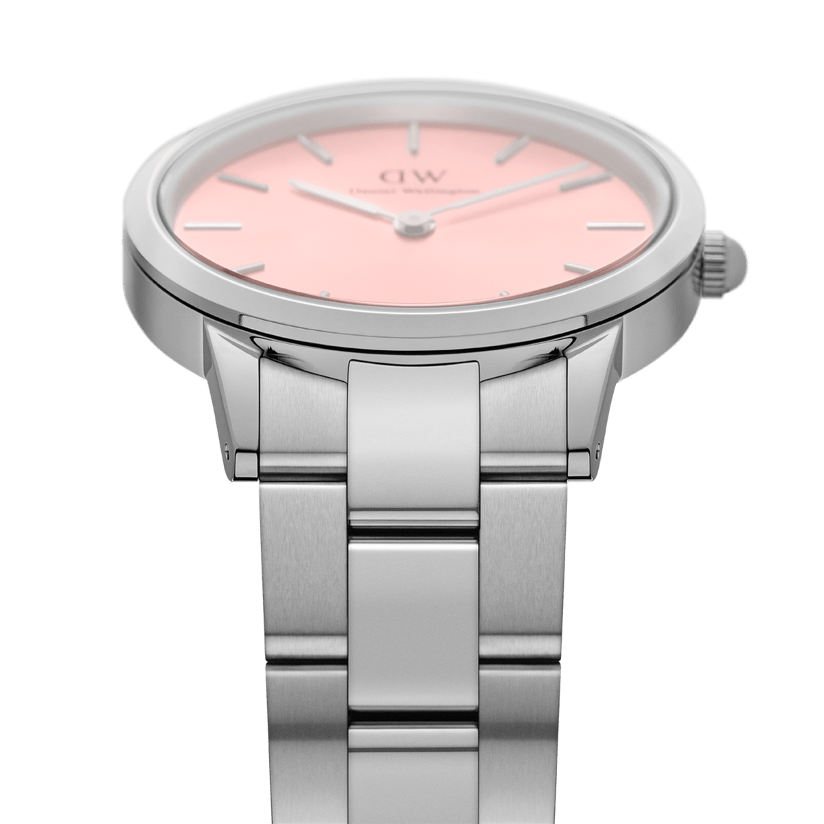 Daniel Wellington Iconic Link Blush Pink Silver DW00100534