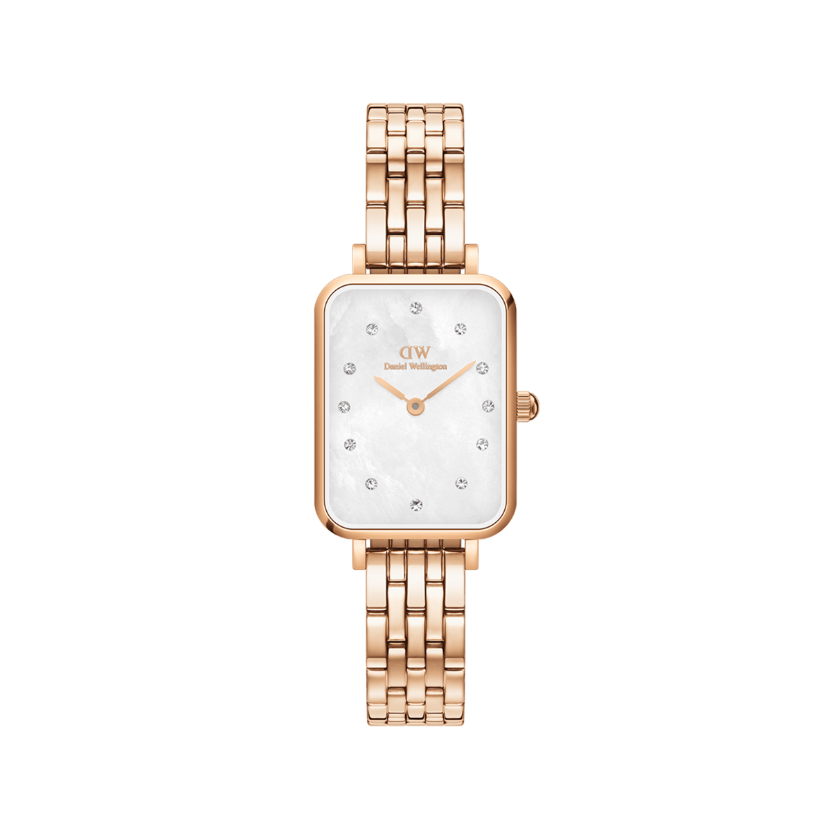 Daniel Wellington Quadro Lumine 5-Link Melrose White Mother of Pearl DW00100620