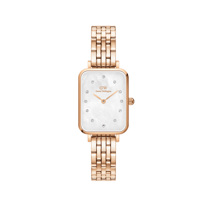 Daniel Wellington Quadro Lumine 5-Link Melrose White Mother of Pearl DW00100620