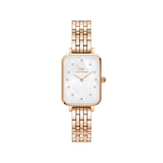 Daniel Wellington Quadro Lumine 5-Link Melrose White Mother of Pearl DW00100620