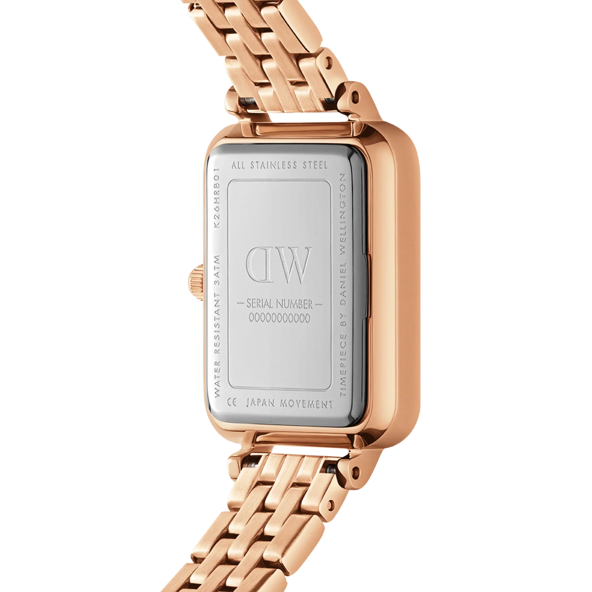 Daniel Wellington Quadro Lumine Bezel 5-Link Melrose DW00100672