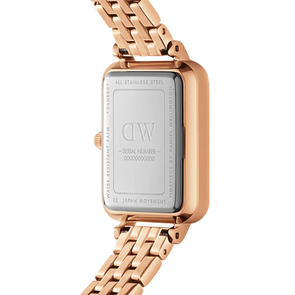Daniel Wellington Quadro Lumine Bezel 5-Link Melrose DW00100672