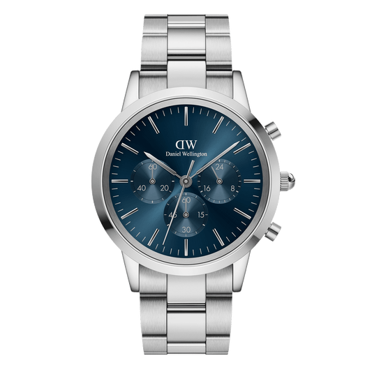 Daniel Wellington Iconic Chronograph Arctic Silver DW00100644
