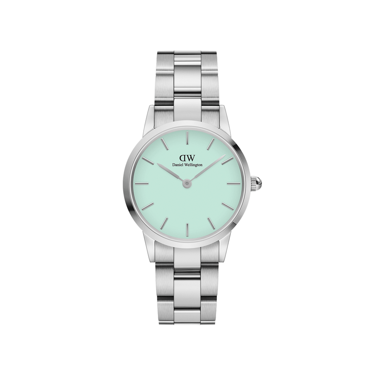 Daniel Wellington Iconic Link Mint Green Silver DW00100537