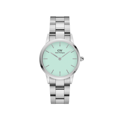 Daniel Wellington Iconic Link Mint Green Silver DW00100537