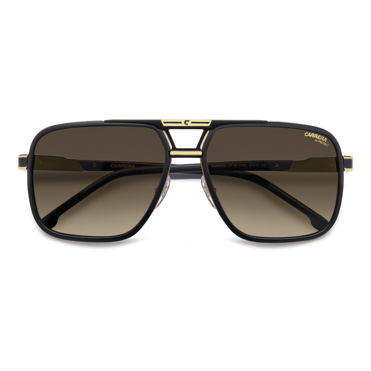 Carrera 1071/S I46 Matte Black Gold Sunglasses