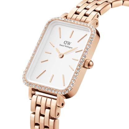 Daniel Wellington Quadro Lumine Bezel 5-Link Melrose DW00100672