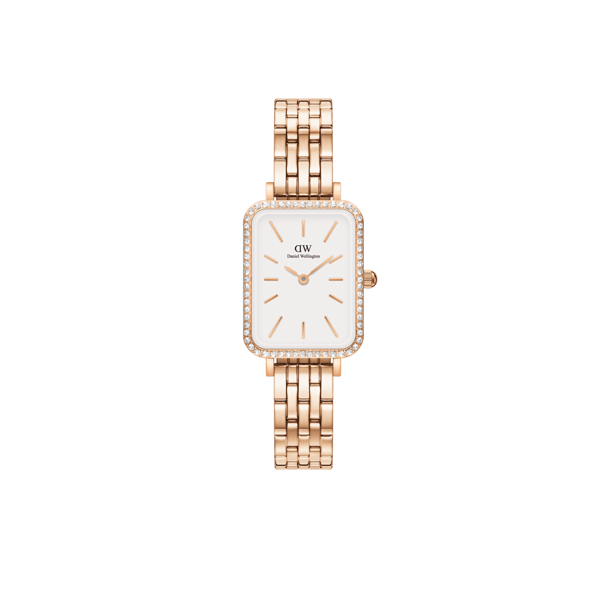 Daniel Wellington Quadro Lumine Bezel 5-Link Melrose DW00100672