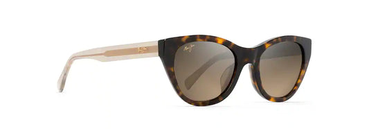 MAUI JIM MAUI JIM HCL CAPRI TORTOISE W/ TRANS TAN TEMPLES  MJ820-10E