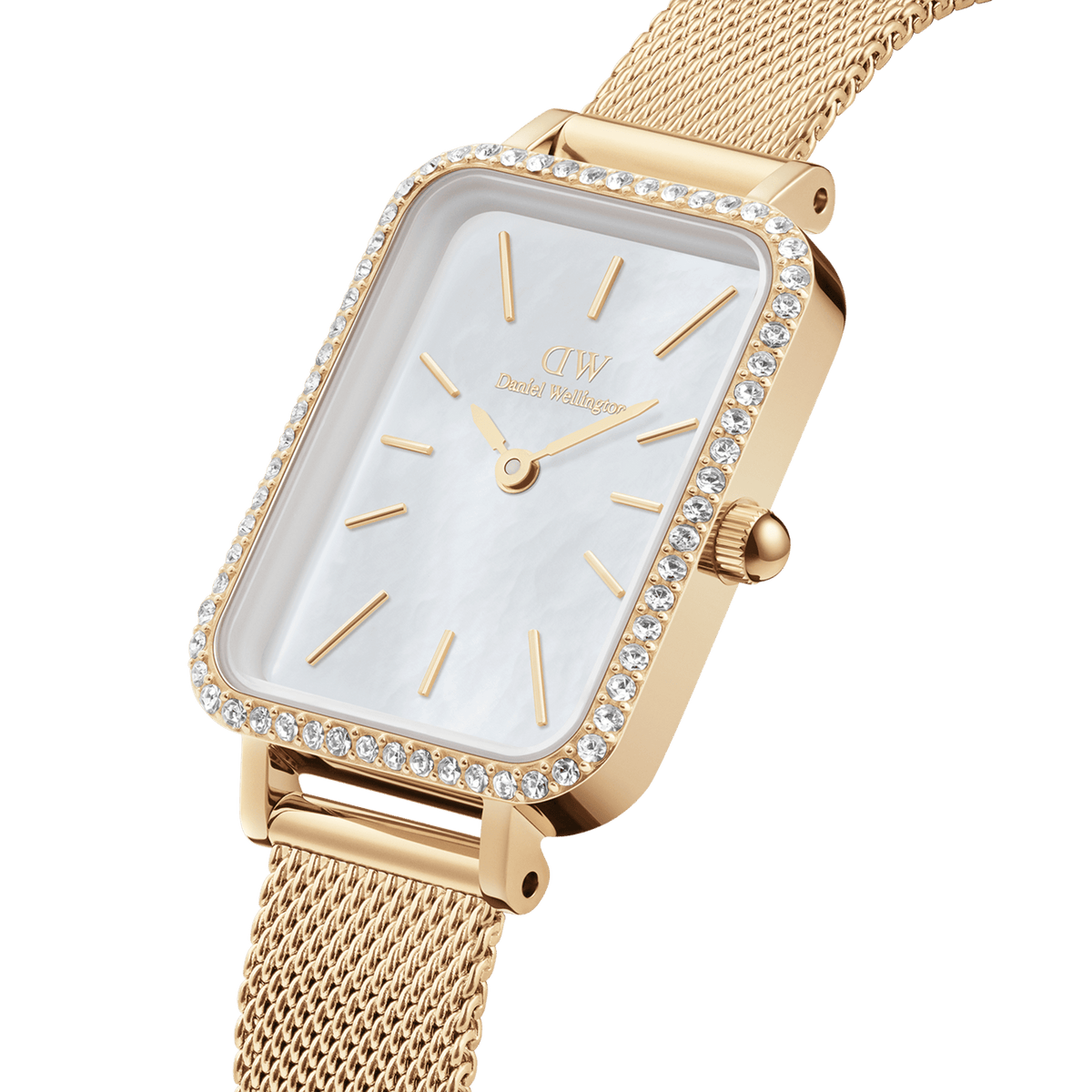 Daniel Wellington Quadro Lumine Bezel Evergold Mother of Pearl DW00100668