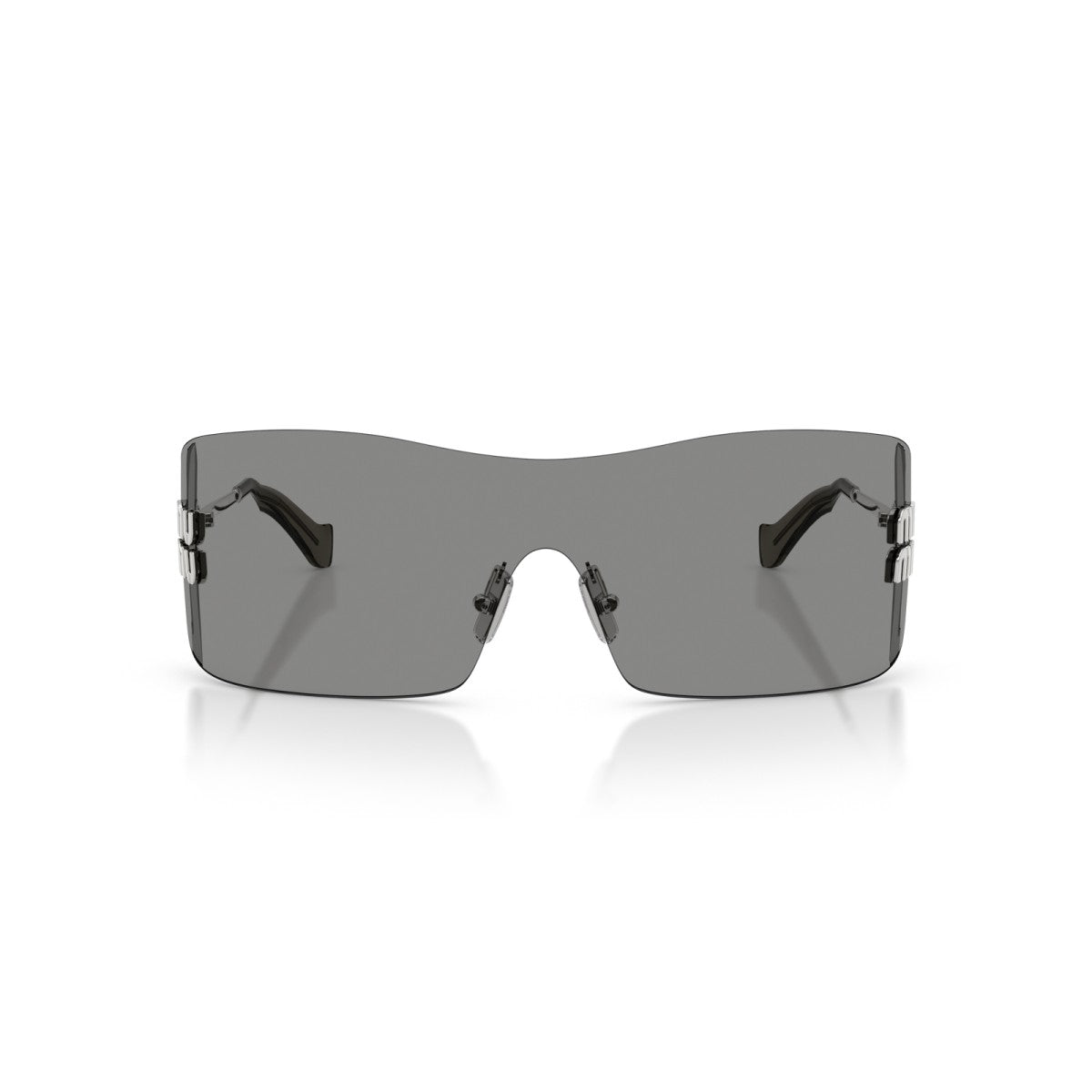 Miu Miu MU B53S Silver Dark Grey