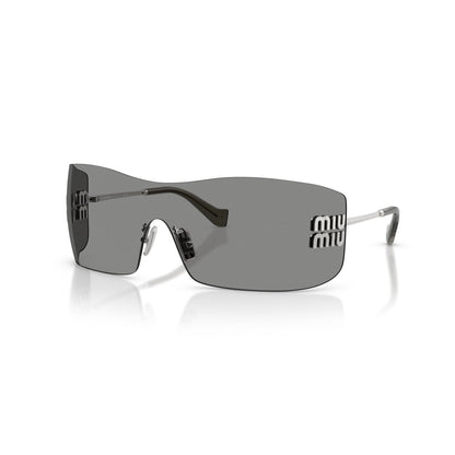 Miu Miu MU B53S Silver Dark Grey front