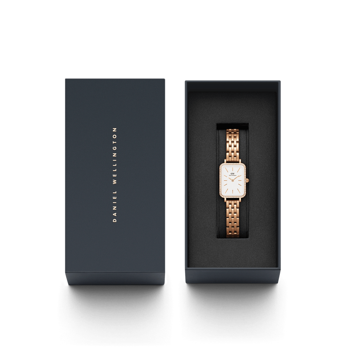Daniel Wellington Quadro Lumine Bezel 5-Link Melrose DW00100672