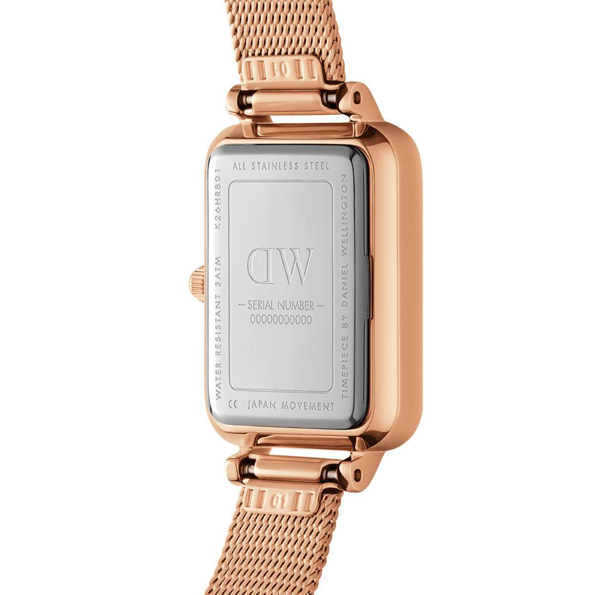 Daniel Wellington Quadro Lumine Bezel Melrose Pink Mother of Pearl DW00100669