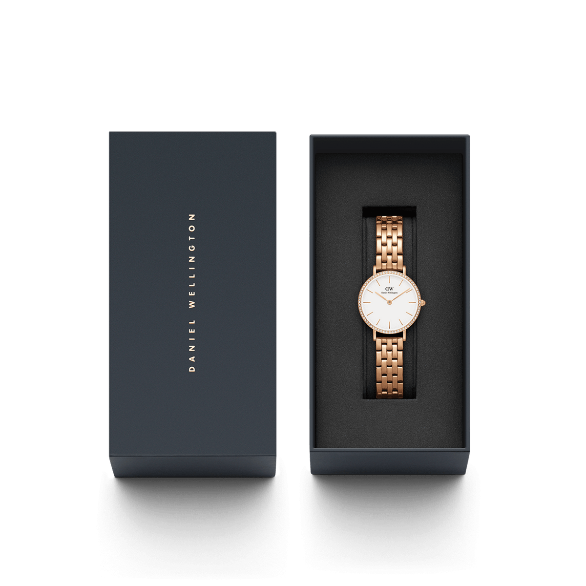 Daniel Wellington Petite Lumine Bezel 5-Link Melrose DW00100666